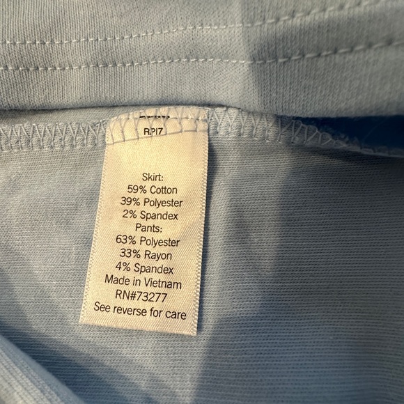 SO Goods For Life light blue mini skirt with shorts, size S, worn once. - Picture 5 of 5